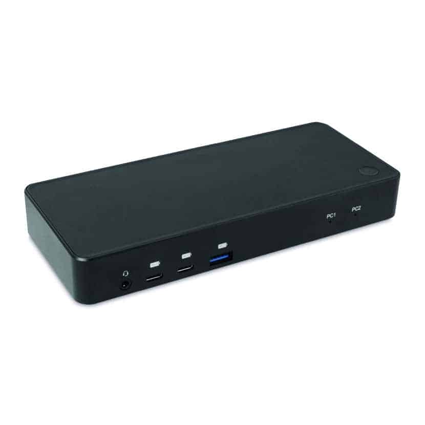 Club 3D DisplayPort/HDMI KVM Switch 4K60Hz For USB Type-C Inputs